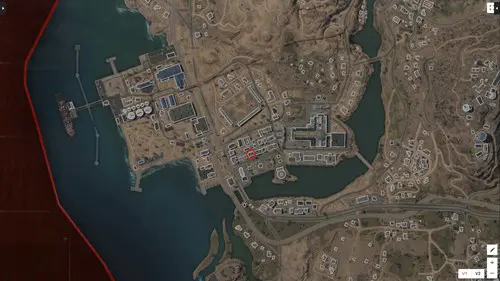 MW2 DMZ Central Top Floor Apartment Key Location map