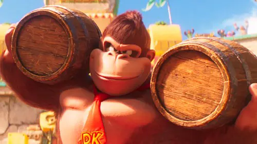 Seth Rogen's Donkey Kong in The Super Mario Bros. Movie