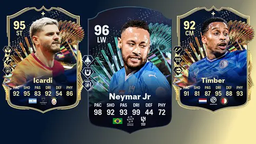 Image of three TOTS Mixed Leagues batch 5 players in EA FC 24