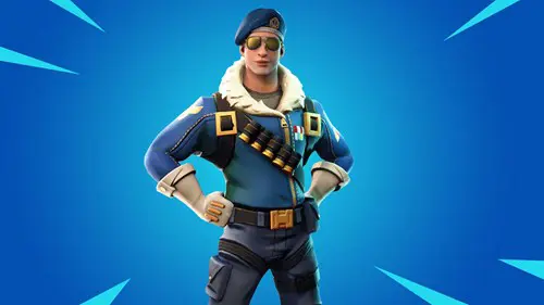 The Royale Bomber skin in Fortnite