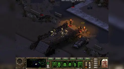 Fallout Tactics gameplay