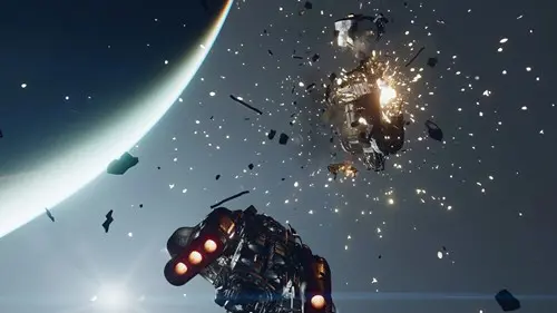 Ship combat in Starfield