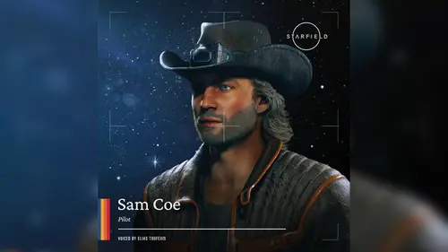 an image of Sam Coe, a companion in Starfield