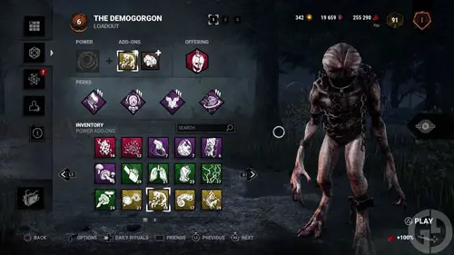 The Optimal Build for The Demogorgon in DbD