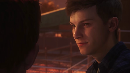 The updated face of Peter Parker in Marvel's Spider-Man.