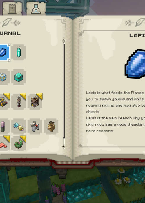 Here's how you can get & use Lapis in Minecraft Legends