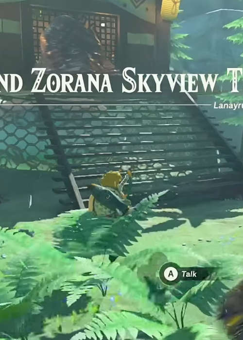 Zelda: Tears of the Kingdom Upland Zorana Skyview Tower - Where to find & how to activate