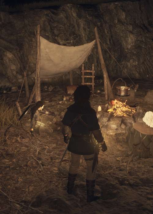 How to make a camp in Dragon's Dogma 2 with a Camping Kit