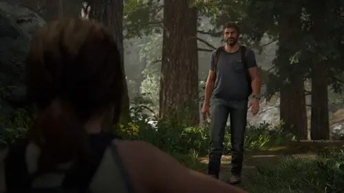 Joel and Ellie in TLOU2 Remastered