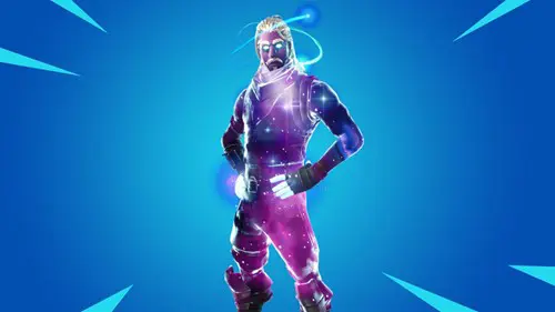 Galaxy skin, the rarest in Fortnite