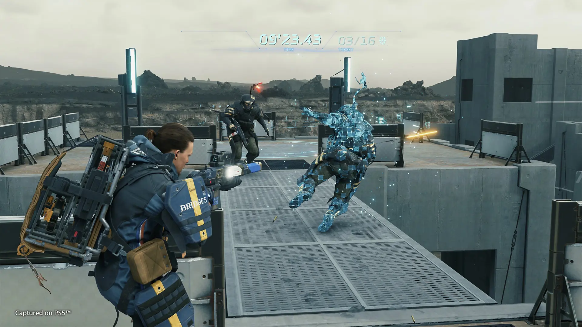 Screenshot of combat in Death Stranding Director's Cut