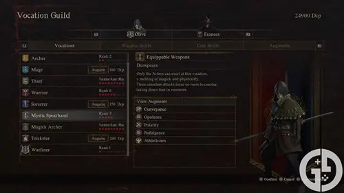 Image of the Mystic Spearhand Vocation in Dragon's Dogma 2