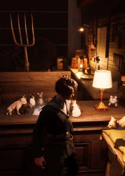 Can you pet the cat in Lies of P?