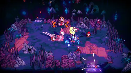 Image of combat in Cult of the Lamb