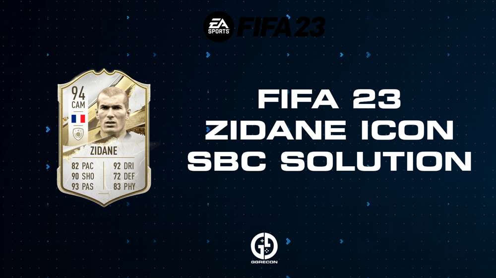 FIFA 23 Zidane Icon SBC Solution