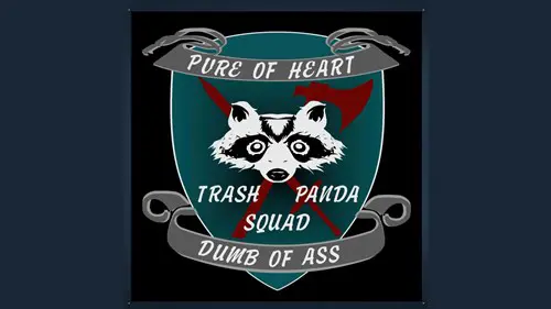 Image of the Trash Panda emblem decal in Armored Core 6