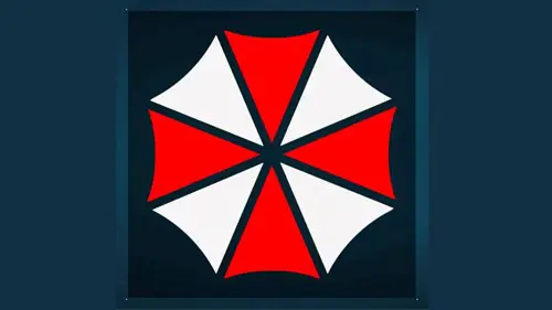 Image of the Umbrella Corp emblem in Armored Core 6