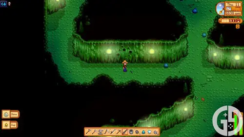 Image of Slimes on Level 68 of The Mines in Stardew Valley