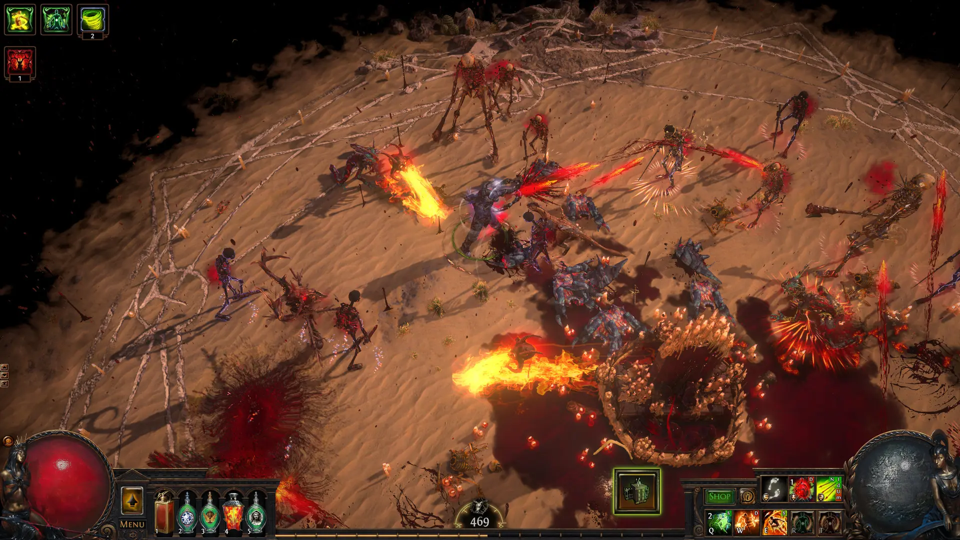 Path of Exile combat