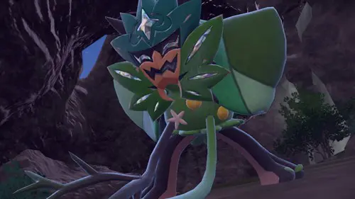 Ogerpon, a new Pokemon from the Pokemon Teal Mask DLC.