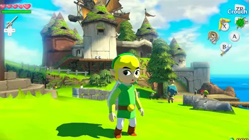 Zelda Wind Waker gameplay