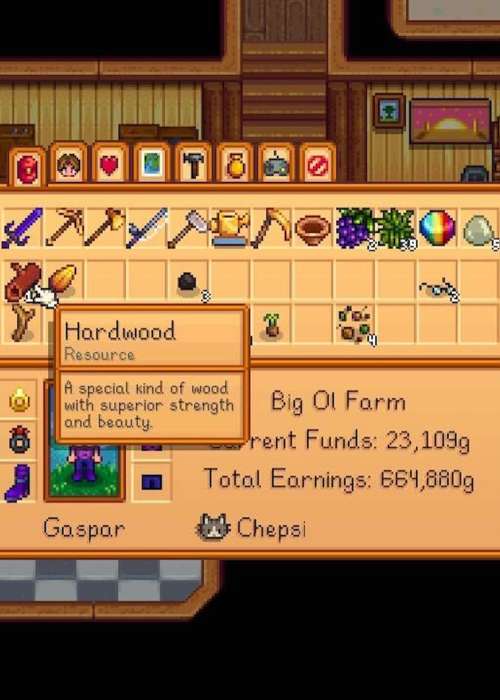 How to get Hardwood in Stardew Valley