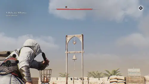 an image showing how to disable alarms in Assassin's Creed: Mirage