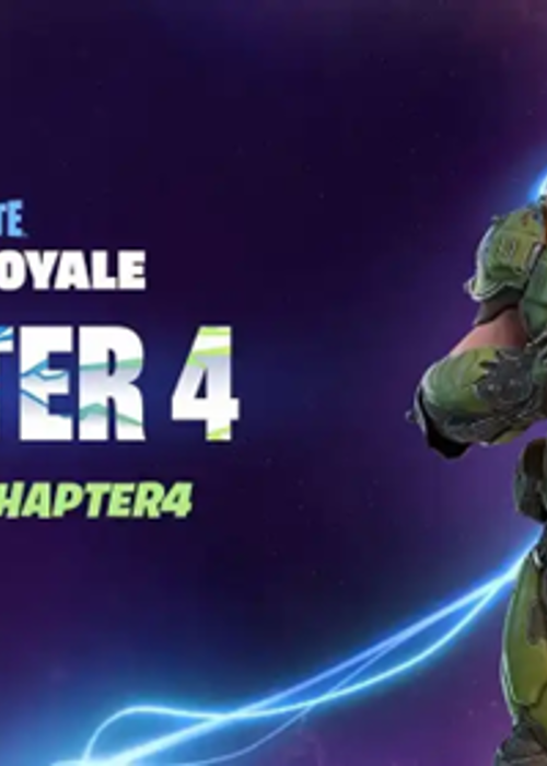 Customize your character with the Doom Slayer Skin in Fortnite Chapter 4 Season 1