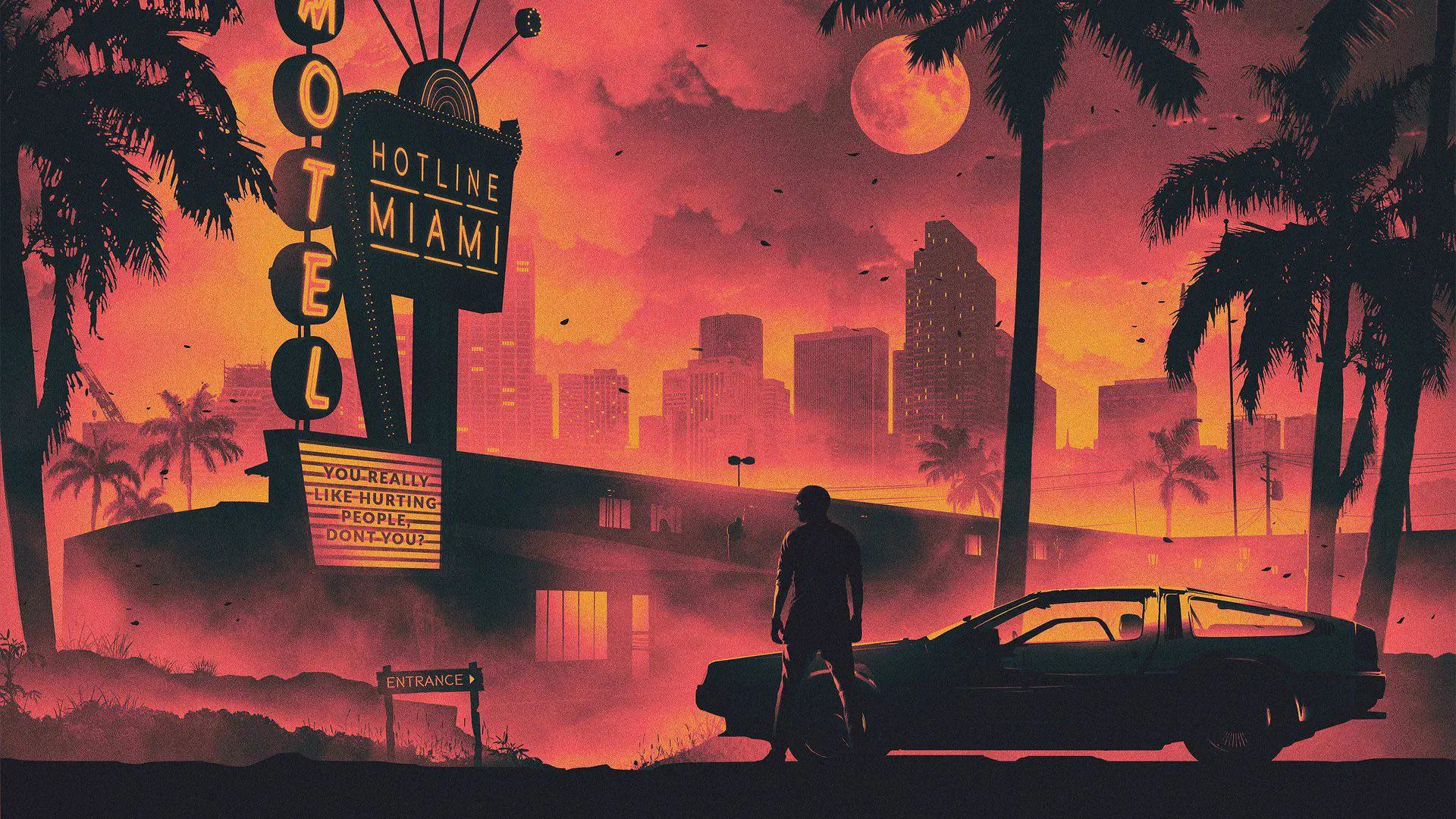 key art of Hotline Miami