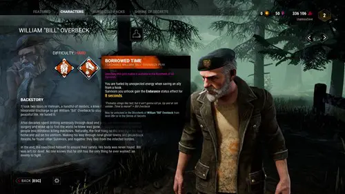 Dead by Daylight Survivor Perks: Borrowed Time