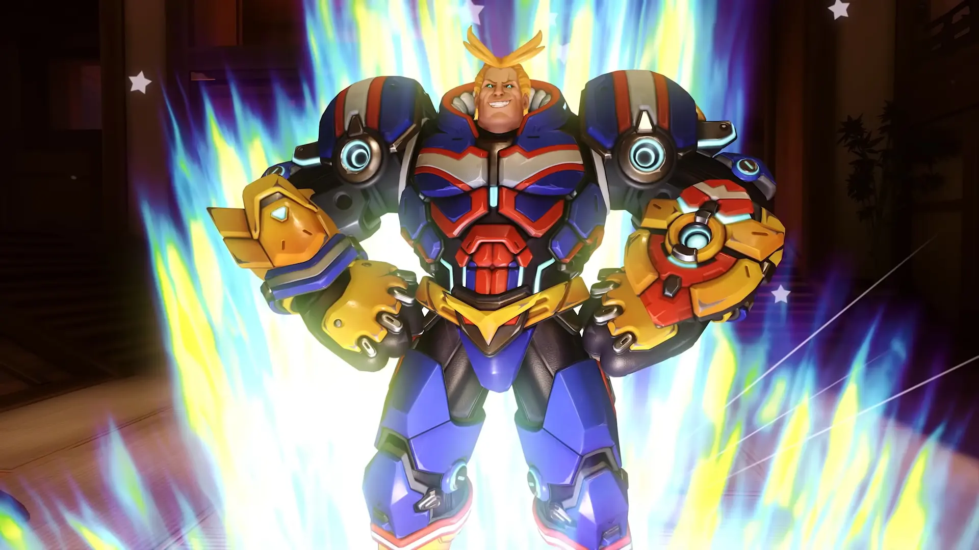 All Might Reinhardt in Overwatch 2