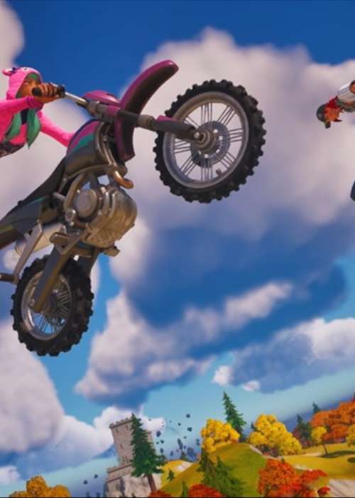 Here's how you can get 3 seconds of air time in a land vehicle in Fortnite