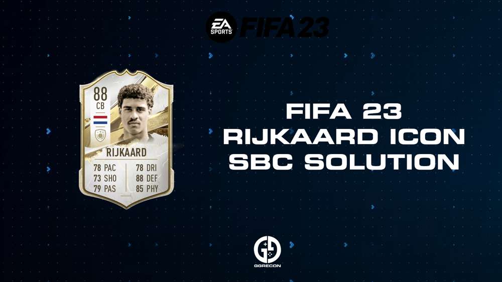 FIFA 23 Rijkaard Icon SBC Solution