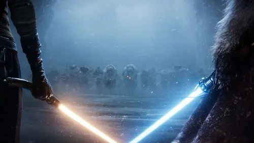 Star Wars Eclipse lightsaber fight