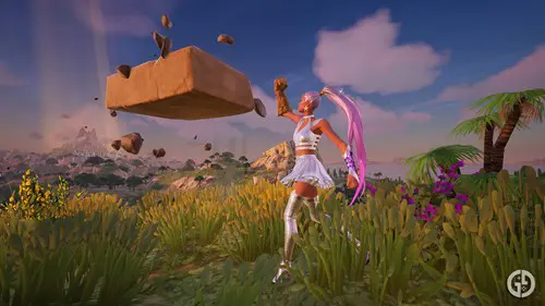 The Earthbending Mythic in Fortnite