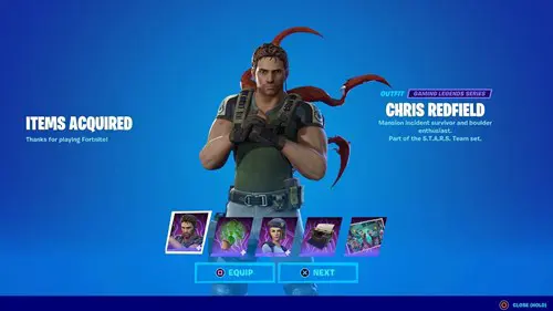 Fortnite Chris Redfield skin