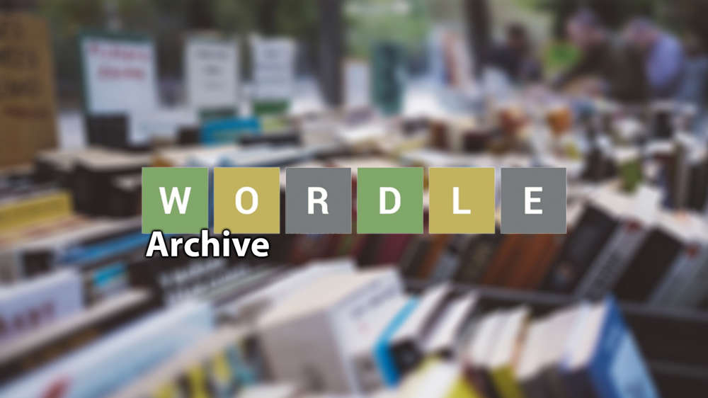 'Wordle' answer archive