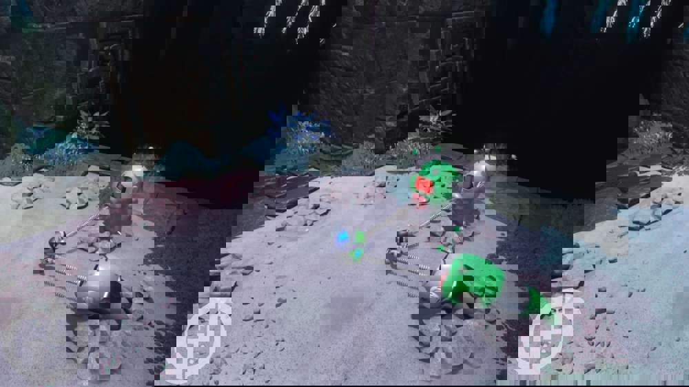 Astro Bot: How to take out two Wormys at the same time