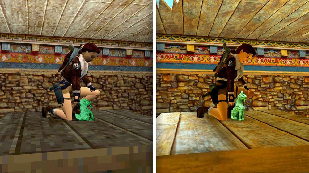 Tomb Raider I-III Remastered differences from the original games