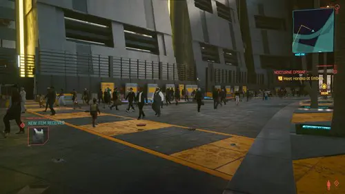 The Alternate Crowd Behaviour mod for Cyberpunk 2077