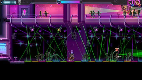 a club in Katana ZERO, one of the best games like Ghostrunner 2