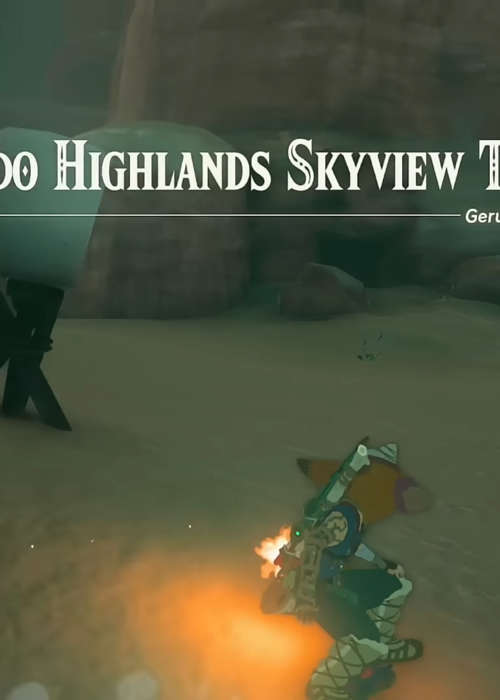 Zelda Tears of the Kingdom Gerudo Highlands Skyview Tower: Where to find & how to activate